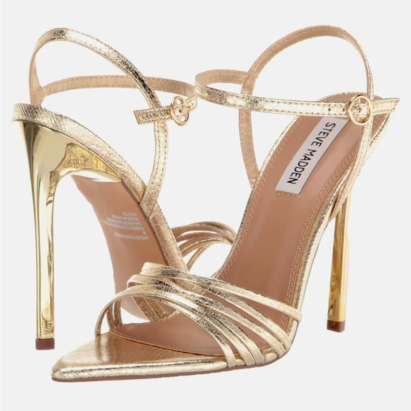 ⭐️HOST PICK⭐️ BRAND NEW Steve Madden Gold Wendy Shoe. OUT OF STOCK EVERYWHERE. - Picture 1 of 12